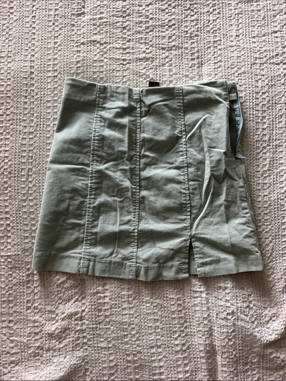 Forever 21 Mint Green Mini Skirt with Front Slit